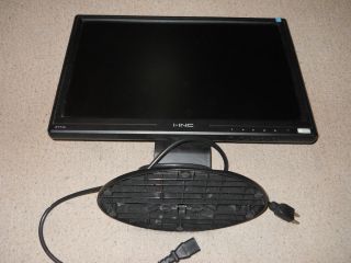Small Flat Screen Lightweight Computer Monitor and Cord