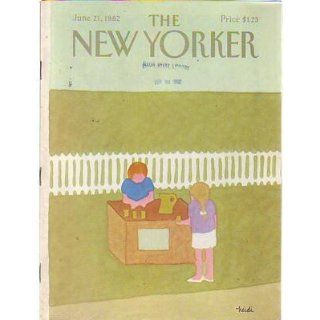 1982 New Yorker June 21   Scarsdale Lemonade Stand   Heidi