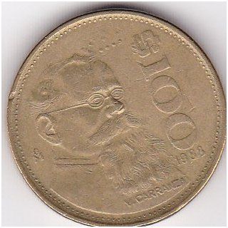 1988 Mexico 100 Peso Coin 