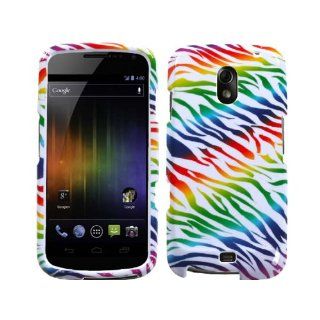 Zebra Rainbow Hard Skin Case Faceplate Cover for Samsung