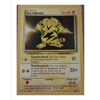 Electabuzz 20/102 1st Ed First Edition Base Set Pokemon