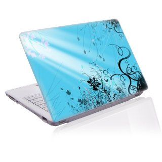 17 inch Taylorhe laptop skin protective decal blue floral