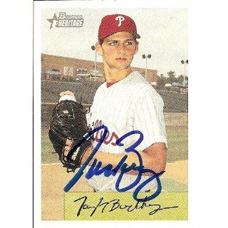 Rockies Taylor Buchholz Signed 02 Bowman Heritage Card
