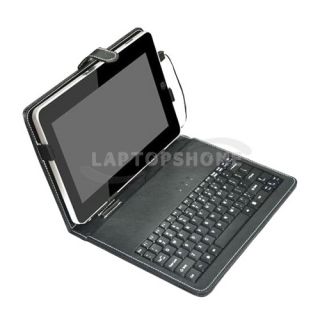 10 1 Leather Case USB Keyboard Stylus for Android Tablet PC PDA Mid