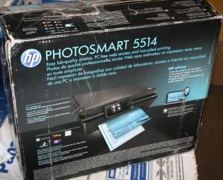 HP Photosmart 5514 E all in one B111H InkJet Photo Printer Copier