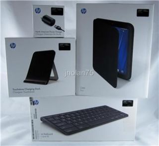 HP Touchpad Accessory Bundle Case Touchstone Charging Dock Bluetooth
