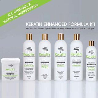 Keratin Hair Straightening Treatment Formaldehyde Free Kit