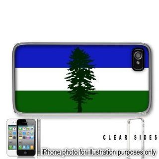 Cascadia Flag Apple iPhone 4 4S Case Cover Clear on Sides