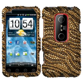 Bling Hard SnapOn Phone Protector Cover Skin Case for HTC EVO 3D EVO V