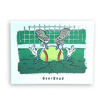 Tennis Note Cards Overhead (10 106)