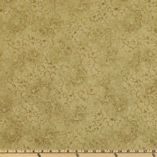 108 Essential Scroll Quilt Backing Sage Fabric By The