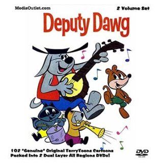 Deputy Dawg All 102 TerryToons Cartoons 2 Dual Layer Disc