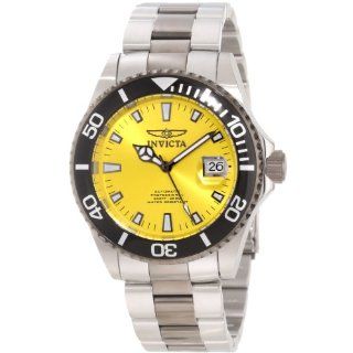 Invicta Mens 10495 Pro Diver Automatic Yellow Dial Two Tone Stainless
