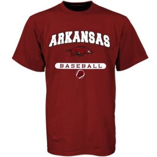 Russell Arkansas Razorbacks Cardinal Baseball T Shirt