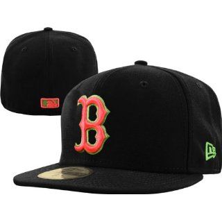Boston Red Sox New Era 59FIFTY Black Neon Yeezy Fitted
