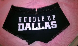  Victorias Secret PINK Dallas Cowboys Huddle Up Dallas Panty Size M
