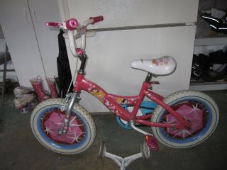 Girls 14 Huffy Disney Princess Bike with Training Wheels