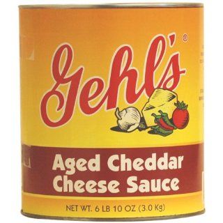 Gehls Aged Cheddar Cheese Sauce, 106 Ounce Can (Pack of 2) 