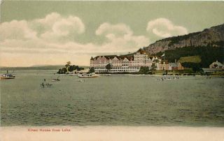 Mount Kineo Maine Me 1905 Kineo House Hotel Moosehead Lake Vintage