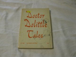  Book Doctor Dolittle Tales Hugh Lofting TX 1281 1968 4th Prin