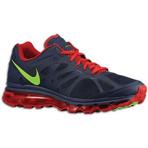Nike Air Max + 2012   Mens   Running   Shoes   Midnight Navy/Gym Red