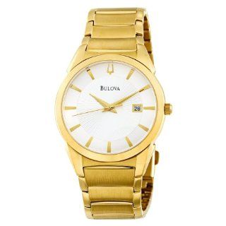Bulova Mens 97B108 Silver Dial Bracelet Watch Watches 