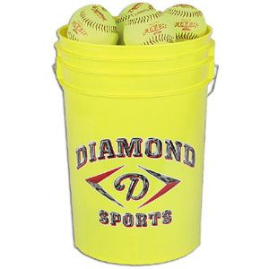 Diamond 12RFPSC .47 ASA Bucket of Softballs   Softball   Sport
