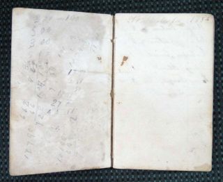 1856 Antique Henry Strouss Clinton Allegheny County PA Handwritten