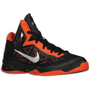 Nike Zoom Hyperchaos   Mens   Basketball   Shoes   Black/Team Orange