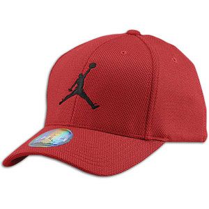 The Jordan Jumpman Stretch Cap features an embroidered Jumpman design