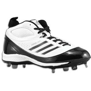 adidas Excel 365 Metal Mid   Mens   Baseball   Shoes   White/Black