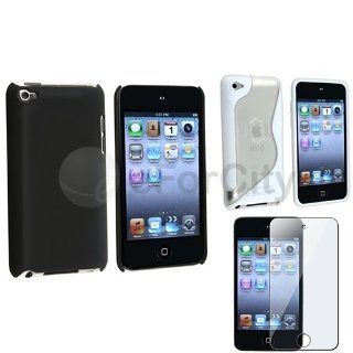 S Shape TPU Skin Gel Case+rubber Hard Cover+protector for