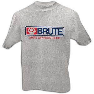Brute Tough Logo T Shirt   Mens   Wrestling   Clothing   Grey