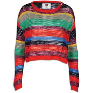 Southpole Multi Stripe Sweater   Womens   Casual   Clothing   Red