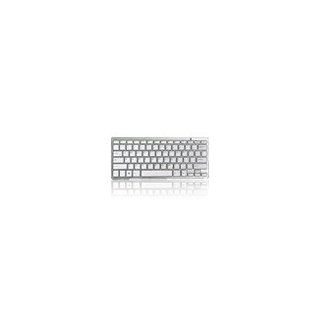 Wireless Keyboard with Bluetooth (Silver) for Toshiba