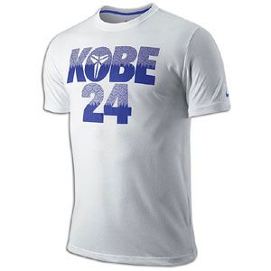 Nike Kobe 24 Pattern T Shirt   Mens   Basketball   Clothing   White