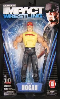 Hulk Hogan TNA Deluxe Impact 8 Toy Wrestling Action Figure
