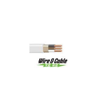 14 3 NM B Grounded Wire, White, 25 ft.   