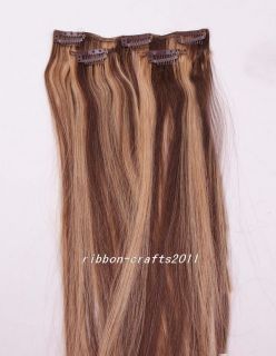  3pcs New Fashion Hot Clip in 100 Human Hair Extensions 36g 4 27