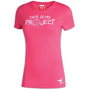 PUMA Project Pink Kick It S/S T Shirt   Womens   Casual   Clothing