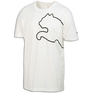PUMA New Cat S/S T Shirt   Mens   Casual   Clothing   White