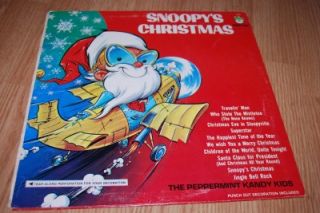  Lot 33 RPM Record Albums Snoopys Joyous Bells Rex Humbard C