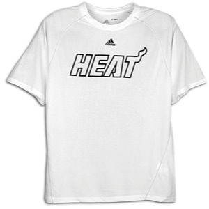 adidas NBA Black & White Climalite T Shirt   Mens   Basketball   Fan