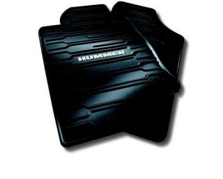 06 10 Hummer H3 H3T Front Rear Floor Mats All Weather Ebony GM New