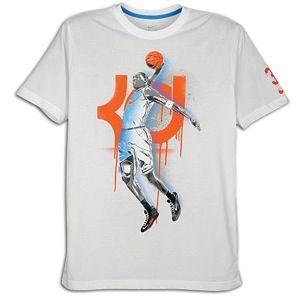 Nike KD Hero Stencil T Shirt   Mens   Basketball   Clothing   White