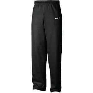 Nike Core Open Bottom Fleece Pant   Boys Grade School   Black/White