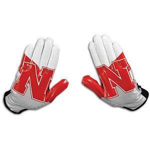adidas adiZero Smoke College Logo Glove   Mens   Nebraska Cornhuskers