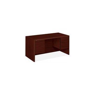 Hon 10700 Series Mahogany Double 3/4 Pedestal Executive