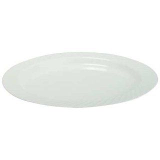 OPULENCE 21003 Disposable Plate,9 In,White,PK 240 Kitchen