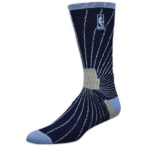 For Bare Feet NBA Logoman Laser Sock   Mens   NBA League Gear   Navy
